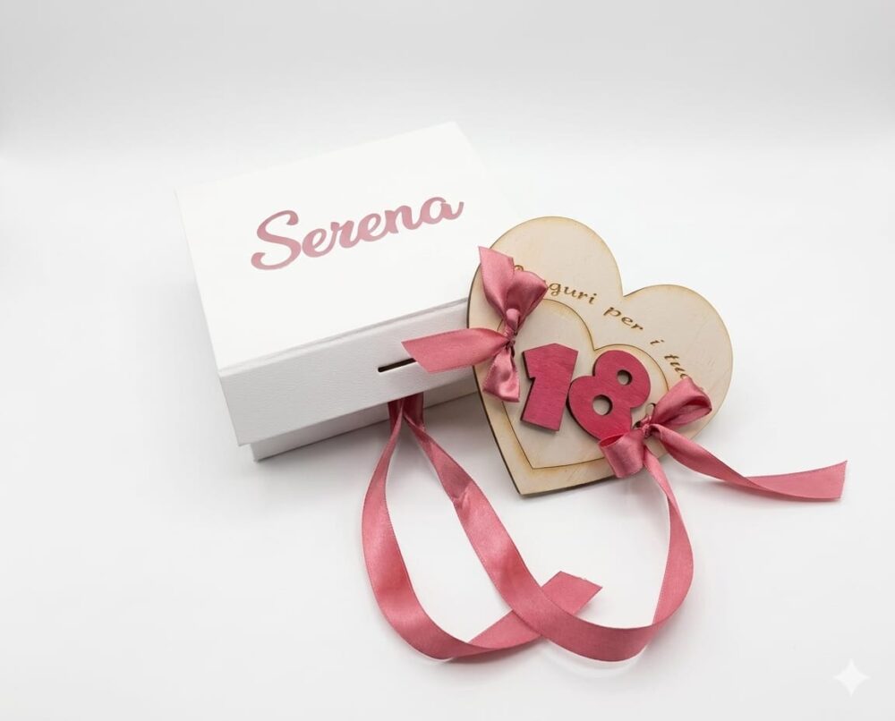 Porta soldi in legno idea regalo