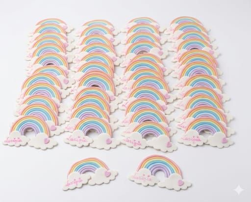 Bomboniere calamite Arcobaleno in fimo