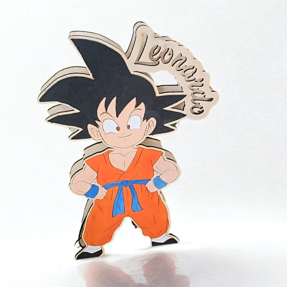 Lampada in legno personalizzata